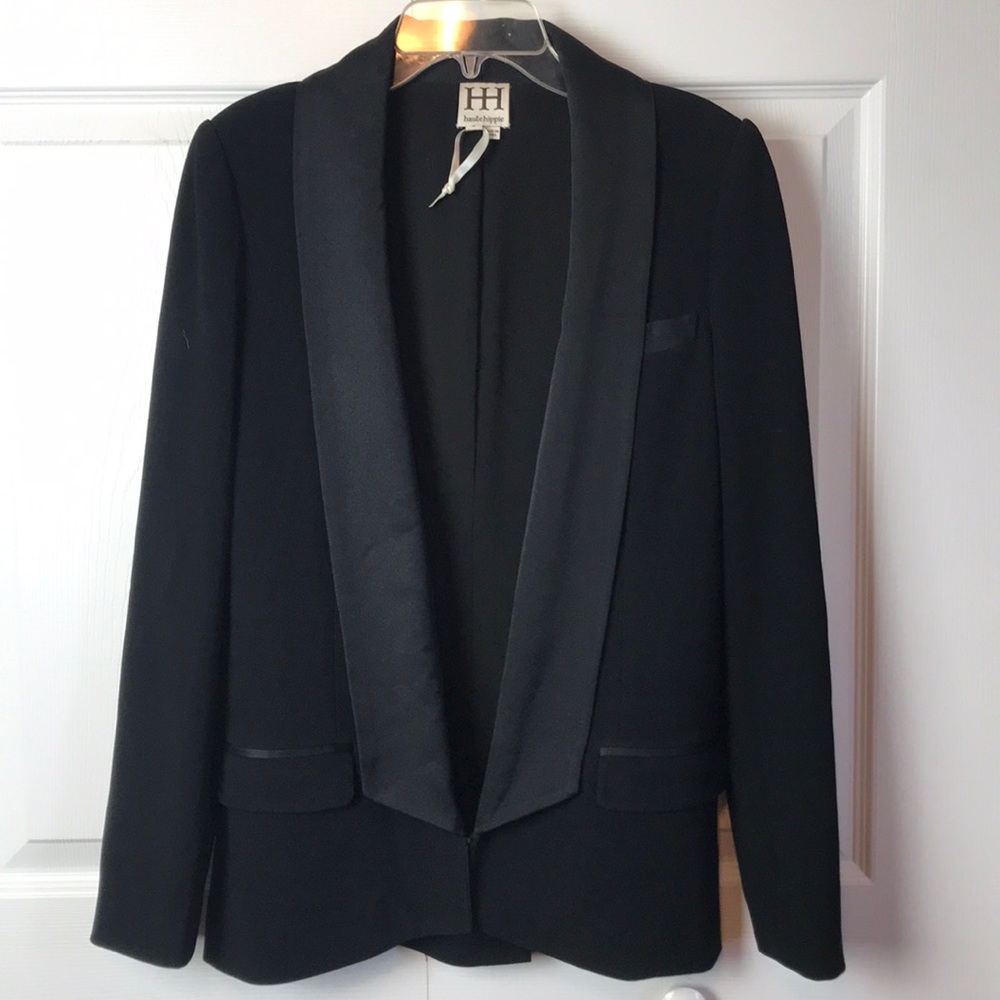 Haute Hippie Tuxedo style Blazer